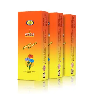 Cycle Pure Agarbatti Three in One Incense Sticks || Pack of 3 (202gm per Pack) || 3 Signature Fragrances Floral Woody Lily I Natural Fragrance for Puja Meditation Refreshing Ambience