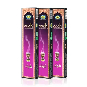 Cycle Pure Oudh Natural Incense Sticks Long Lasting Masala Bathi for a Special and Divine Prayer Experience - Pack of 3 (14 Sticks per Pack)