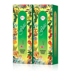 Flute Assorted Incense Stick Combo from Cycle Agarbatti (Pack of 2 Total 300 Sticks)