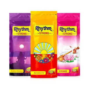 Rhythm Strong Agarbatti Combo Pack | Pack of 3 | Purple Strings Affinity | Citrus Melon Sandal Mango Natural Incense for Puja Relaxation Freshness Festivals