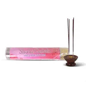 Festive Vibes Incense Sticks - Oudh | Dhoop Sticks for Pooja | No Charcoal & Bamboo | Oudh Agarbatii Shahigulab Scent