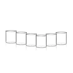 Borosil Vision Classic Medium Glass (305ml Transparent) -Set of 6