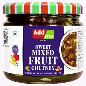 Add Me Sweet Fruit Chutney Jam with dry fruits 350 g mango apple apple pear kiwi karonda cherry