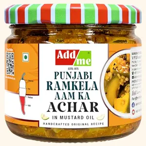 Add Me Punjabi Mango Pickle 300g keri aam ka achar Ramkela in Mustard Oil