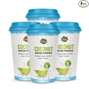 Dr. Patkar's Coconut Water Powder Refreshing Tender Coconut Water Powder 75gm Pack of 4