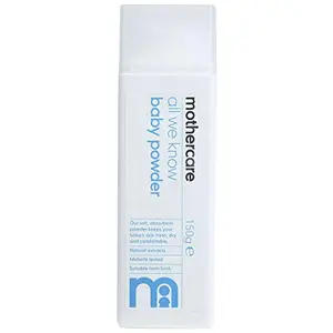 Mothercare Unisex Natural Extracts Talcum Powder - Pack of 150 gm (White_Free Size)