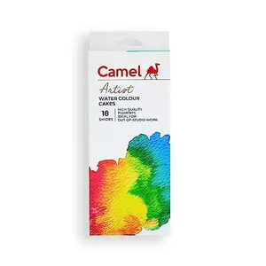 Camel Artist water colour cakes - 18 shades