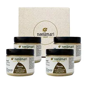 Neelamari Natural Leaf Powder for Hair Color Pack of 4 (4x100gm)