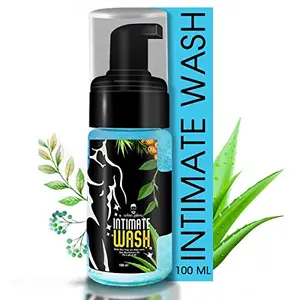 urbangabru Natural Intimate Wash For Men (Anti-Itching&) For Private Parts Hygiene|Ph Balanced Intimate Wash With Tea Tree OilAloe Vera&Sea Buckthorn Oil-100 Ml|Paraben&Sulphate Free
