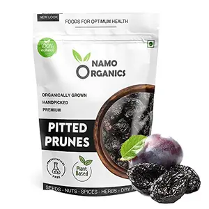 Namo Organics - Pitted Dried Prunes Without added Sugar - 250 gm - Unsweetened Dry Fruits (No & itives)