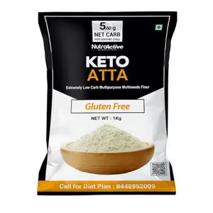 NutroActive Keto Atta Ultra Low Carb Flour - 1kg