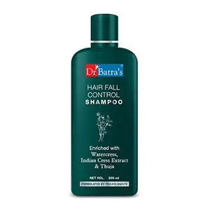 Dr Batra's Hair Fall Control Shampoo Herbal Shampoo for Hair Fall Paraben SLES Silicone Free Best Shampoo For Hair(200 ml Pack of 1)