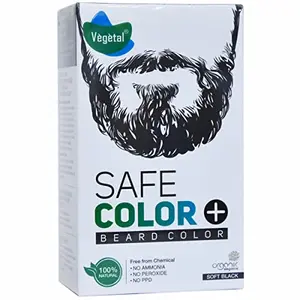 Vegetal Beard hair color Soft Black 25g.