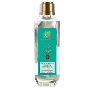 Forest EssentiOrganic Pressed Virgin Oil Coconut | Rich in Vitamin E with Pure Coconut Massage Oil For Hair & Skin | 200 ml