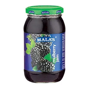 Mala's Jam Glass Bottle (Natural and Real Fruit Extracts) Mulberry 500 gram