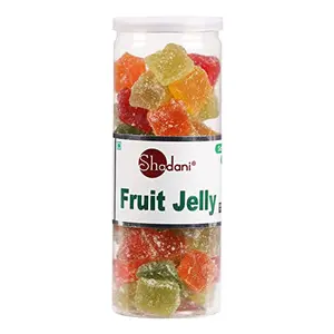 Shadani Fruit Jelly Candy | Eatable | Food | Flavoured Candy | Vegetarian | Can | 200g