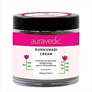 Auravedic Kumkumadi Face Cream with Kumkumadi oil Kumkumadi cream 100gm. Kumkumadi face cream for women men
