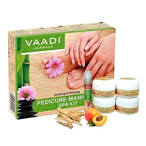 Vaadi HerbSoothing and Refreshing PediManiSpa Kit Cream and Oil Set 135g