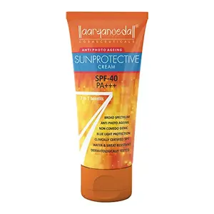 Aryanveda Sunprotective Spf 40 PA+++ UV/A&B Protection for Women & Men with All Day Hydration | Dry Normal Skin - 60 Gm