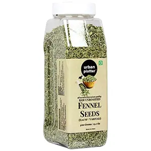 Urban Platter Raw Unroasted Fennel Seeds (Saunf/Variyali) Shaker Jar 400g [All Natural]