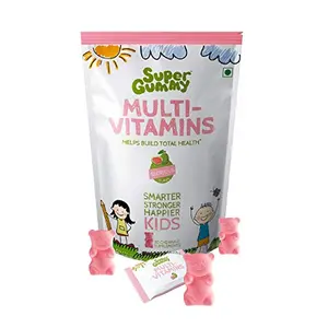 Super Gummy Multivitamin Vegetarian Gummies 16 Essential Nutrients for Overall Growth - 30 Chewable Gummy Bears