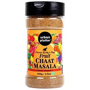 Urban Platter Fruit Chaat Masala Shaker Jar 100g / 3.5oz [Chatpata Masala]
