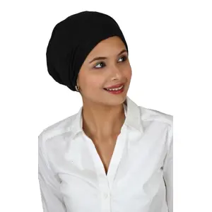 The Headscarves Bamboo Viscose Slouchy Satin Lined Headwear for Women's (SS404_Multicolor)