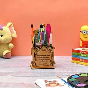 GKD Stationary Items For and day gift for /Pencil Holder and Cute Stationary For Students School Supplies/drawing colors organiser() Brown