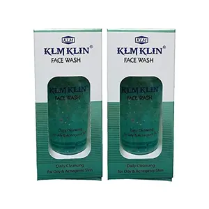 KLM KLIN Facewash (Pack Of 2 * 100 Ml) 200 Ml Face Wash