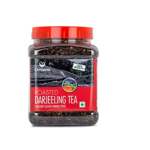 Goodricke Roasted Organic Darjeeling Tea - 250gm | 100% Organic Whole Leaf Tea | Darjeeling Long Leaf Tea | Flavoury Golden Orange Pekoe Darjeeling Tea Loose Leaves| Darjeeling Black Tea
