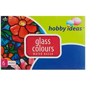 Fevicryl Hobby Ideas Glass Colours Water Based-6 Shades