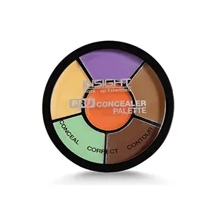 INSIGHT Cosmetics Pro Natural Powder Concealer Palette - Corrector 15gm