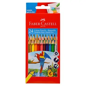 Faber-Castell Trialar Colour Pencils - Pack of 24 (Assorted)