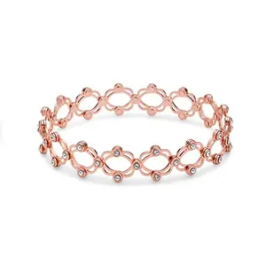 GIVA 925 Sterling Silver Rose Gold Anushka Sharma ColorZircon Studded Supple Ring Cum Bracelet Adjustable | Gifts for Women and Girls | With Certificate of Authenticity and 925 Stamp | 6 Months Warranty*