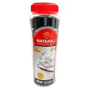 Nataraj 621 Pencil Jar-Pack Of 50|Black