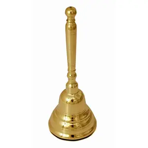 DMI's Brass Pooja Ghanta or Bell - 6.3" Height