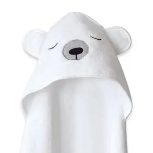 Masilo Hooded Towel  Polar Bear