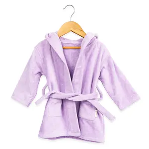 Masilo Hooded Baby Robe  Lilac