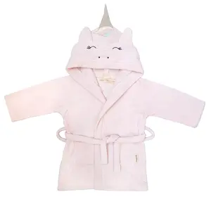 Masilo Hooded Baby Robe  Unicorn