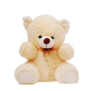 Soft Toys Long Soft Lovable Huggable Cute Giant Life Size Teddy Bear Washable 100% Child Safe Best for Birthday Gift Valentine Gift for Girlfriend 2 FEET Cream