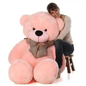 Toy Joy SOFT TOYS Soft Toys Long Soft Lovable Huggable Cute Giant Life Size Toy Figure Child Safe Best for Birthday Gift Valentine Gift for Girlfriend 3 FEET Pink