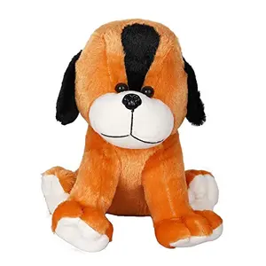 Toy Joy SOFT TOYS Soft Toys Long Soft Lovable hugable Cute Giant Life Size Teddy Bear (30 cm Dog Soft Toys Brown) Lovely Toy