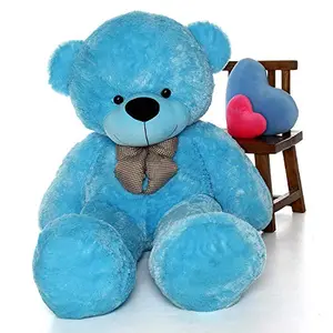 Toy Joy SOFT TOYS Soft Toys Long Soft Lovable Huggable Cute Giant Life Size Toy Figure Child Safe Best for Birthday Gift Valentine Gift for Girlfriend 3 FEET Blue