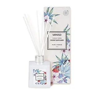 MINISO Elegant Series Scent Diffuser Pure Jasmine Fragrance Reed Stick - White