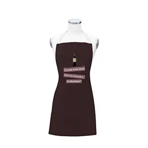 Christmas Vibes Printed Cotton Apron - 1 pc Quirky Apron