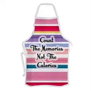 Christmas Vibes Cotton Kitchen Apron - 1 pc Printed Apron Quirky Apron Funny Apron Gifts for Cook Gift for Chef Gift for Wife Gift for mom AP00147