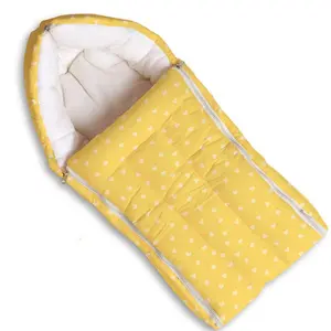 Christmas Vibes Warm Baby Sleeping Bag (Pack of 1 0M-6M Little Heart) Cute Baby Bedding for New Born & Infant Carry Nest Velvet Sleeping Bag Baby Carrying Bag Unisex Baby Sleeping Bed