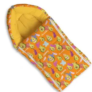 Christmas Vibes Warm Baby Sleeping Bag (Pack of 1 0M-6M Avocado) Cute Baby Bedding for New Born & Infant Carry Nest Velvet Sleeping Bag Baby Carrying Bag Unisex Baby Sleeping Bed.