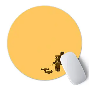 Christmas Vibes Printed Anti Skid Round Mouse Pad for Desktop Computer PCs and Laptops (Pack of 1) Gaming Mouse Pad Round Mousepad RMP67