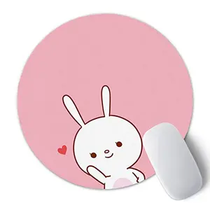 Christmas Vibes Printed Anti Skid Round Mouse Pad for Desktop Computer PCs and Laptops (Pack of 1) Gaming Mouse Pad Round Mousepad RMP184